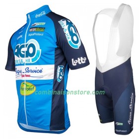 Combinaison Cycliste + Cuissard à Bretelles 2018 Ago Aqua Service N001